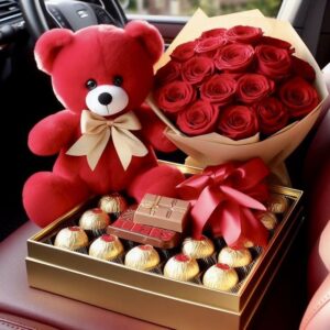 beautiful roses gift set